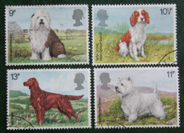 Dog Hund Chien Hond (Mi 781-784) 1979 Used Gebruikt Oblitere ENGLAND GRANDE-BRETAGNE GB GREAT BRITAIN - Oblitérés