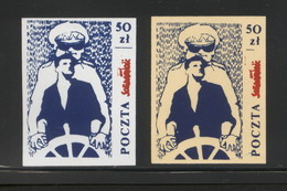 POLAND SOLIDARITY SOLIDARNOSC SHIP WHEEL COMMANDEERED BY GENERAL JARUZELSKI SET OF 2 - Solidarnosc Labels