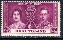 Basutoland 1937 KGV1 2d Bright Purple Coronation Umm SG 16 ( J1455 ) - 1933-1964 Crown Colony