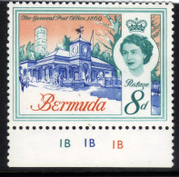 Bermuda 1962 - 68 QE2 8d General Post Office Hamilton Umm SG 169 ( H32 ) - Bermuda