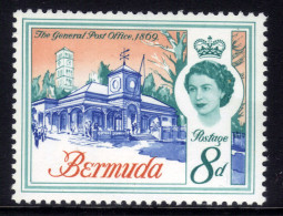 Bermuda 1962 - 68 QE2 8d General Post Office Hamilton Umm SG 169 ( L1424 ) - Bermuda