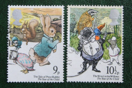Year Child Peter Rabbit Winnie De Pooh Mi 797-798 1979 Used Gebruikt Oblitere ENGLAND GRANDE-BRETAGNE GB GREAT BRITAIN - Used Stamps