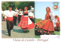 VIANA DO CASTELO - Costumes, Traje De Domingar, De Luxo De Homem E De Lavradeira  ( 2 Scans ) - Viana Do Castelo