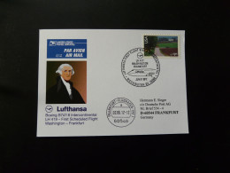 Premier Vol First Flight Washington Frankfurt Boeing 747 Lufthansa 2012 - Cartas & Documentos