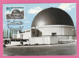 Carte Maximum - Belgique - 1974 - Bruxelles - Planetarium - 1971-1980