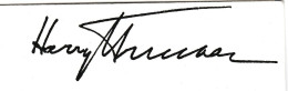 23c - FRANC-MAÇONNERIE (MASONIC) : 1966 : Courrier Avec Enveloppe De Harry TRUMAN : Autographe Autorisant Franchise. - Vrijmetselarij