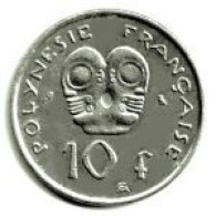 POLYNESIE FRANCAISE / 10 FRANCS / 1973 / 5.91 G / 24 Mm - Polynésie Française