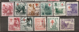 Espagne Spain Collection TBC Obl - Sammlungen