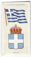 FL 14 - 20-a GREECE National Flag & Emblem, Imperial Tabacco - 67/36 Mm - Reclame-artikelen