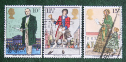 Sir Roland Hill (Mi 804-805 807) 1979 Used Gebruikt Oblitere ENGLAND GRANDE-BRETAGNE GB GREAT BRITAIN - Gebraucht