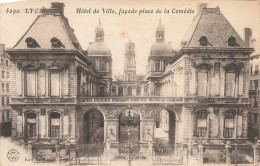 FRANCE - Lyon - Hôtel De Ville - Façade Place De La Comédie - Carte Postale Ancienne - Autres & Non Classés