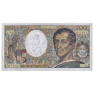 France, 200 Francs, Montesquieu, 1992, C.102, TTB+, Fayette:70.12a, KM:155e - 200 F 1981-1994 ''Montesquieu''