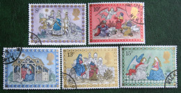 Natale Weihnachten Xmas Noel Kerst Bird (Mi 812-816 1979 Used Gebruikt Oblitere ENGLAND GRANDE-BRETAGNE GB GREAT BRITAIN - Gebraucht