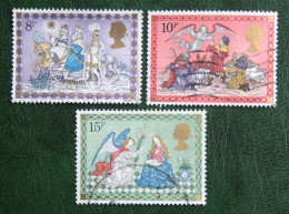 Natale Weihnachten Xmas Noel Kerst Bird (Mi 812-814 1979 Used Gebruikt Oblitere ENGLAND GRANDE-BRETAGNE GB GREAT BRITAIN - Gebraucht