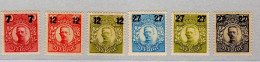 Suede - (1918-19)  - Gustave V - Surcharges - Neufs** - MNH - Unused Stamps