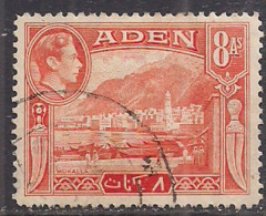 Aden 1939 - 1948 KGV1 8a Orange Used ( B1319 ) - Aden (1854-1963)