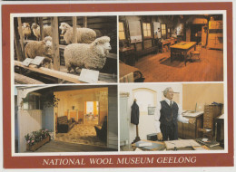 Australia VICTORIA VIC National Wool Museum GEELONG Multiview 1989 Postcard 1995 Pmk Koala Stamp - Geelong