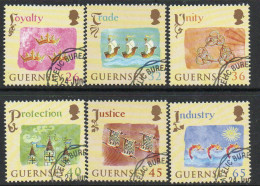 Guernsey 2004 800th Anniversary Of Allegiance To England Set Of 6, Used, SG 1038/43 - Guernsey