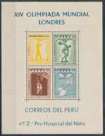 1957. Peru - Olympics - Estate 1956: Melbourne