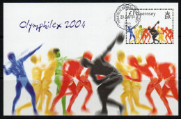 Guernsey 2004 Olympic Games, Athens MS, Used, SG 1049 - Guernsey