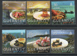 Guernsey 2005 Europa, Gastronomy Set Of 6, Used, SG 1072/7 - Guernsey