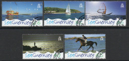 Guernsey 2005 Sea Guernsey I Set Of 5, Used, SG 1080/4 - Guernsey