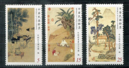 TAIWAN 4065-4067 Mnh - Gemälde, Paintings, Peintures - TAÏWAN - Neufs