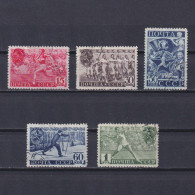 USSR 1940, Sc# 784-788, Sports, Used - Usados