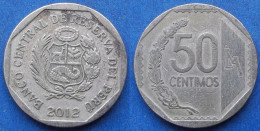 PERU - 50 Centimos 2012 KM# 307.4 Monetary Reform (1991) - Edelweiss Coins - Peru