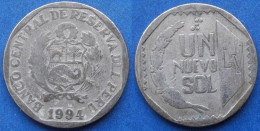 PERU - 1 Nuevo Sol 1994 KM# 308.1 Monetary Reform (1991) - Edelweiss Coins - Perú