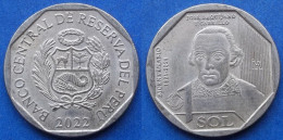 PERU - 1 Sol 2022 "Jose Baquijano Y Carrillo" KM# 435 Monetary Reform (1991) - Edelweiss Coins - Peru