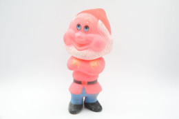 PIEPER POUET SQUEAKY:  DWARF DWERG NAIN - 1970's - L=12 - DISNEY - Rubber - Vinyl - Smurfs