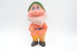 PIEPER POUET SQUEAKY:  DWARF DWERG NAIN - 1970's - L=12 - DISNEY - Rubber - Vinyl - Schlümpfe