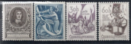 TCHECOSLOVAQUIE / SERIE  N° 1501 à 1504 NEUF * * - Unused Stamps