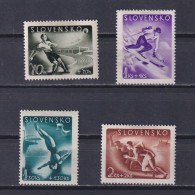 SLOVAKIA 1944, Sc# B21-B24, Sports, MH - Unused Stamps