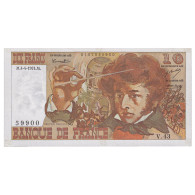 France, 10 Francs, Berlioz, 1974, V.43, SPL+, Fayette:63.04, KM:150a - 10 F 1972-1978 ''Berlioz''