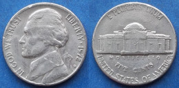 USA - 5 Cents 1972 D "Jefferson - Monticello" KM# A192 - Edelweiss Coins - 1938-…: Jefferson