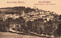 FRANCE - Allègre - Centre De Torusime Et De Vacances - Vue Générale - CHROMOS - Altri & Non Classificati