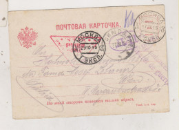 RUSSIA, 1915  POW Postal Stationery To  Austria - Cartas & Documentos