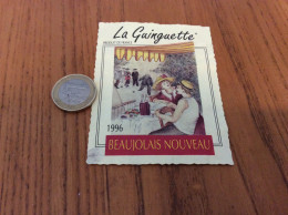 Etiquette De Vin 1996 «BEAUJOLAIS NOUVEAU - La Guinguette» - Beaujolais