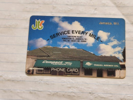 JAMAICA-(10JAMA--JAM-10A)-Service Every Mile-(60)-(10JAMA001689)-(J$50)-used Card+1card Prepiad - Giamaica