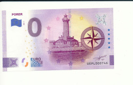 Billet Touristique  0 Euro  - PORER - UEPL - 2022-7 -  N° 746 - Andere & Zonder Classificatie