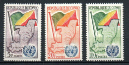 Col40 Afrique Congo 1960 N° 139 à 141 Neuf XX MNH Cote 4,50€ - Mint/hinged