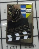 2522 Pin's Pins / Rare & Belle Qualité !!!  CINEMA / CINE VIDEO 1992 CLAP FILM CameRA - Cine