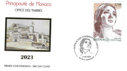 Monaco, Chanson, Cinéma, FDC Maria Callas 2023 - Cantanti