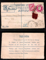 192x  UK  Registered  Einschreiben-Ganzsache EU37A, London Nach Österreich - Lettres & Documents