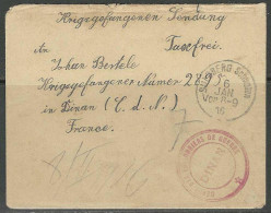 Kriegsgefangenen Sendung Sulzberg 6/1/1916 Östenrreich - Bestele J. N°2895. Depot Des Prisonniers De Guerre "Dinan" - Prigionieri