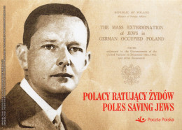 POLAND 2020 POLISH POST OFFICE SPECIAL LIMITED EDITION FOLDER: POLES SAVING JEWS FROM NAZI GERMANY WW2 JUDAICA HISTORY - Brieven En Documenten