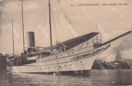 Yacht De Plaisance Royal à San Sebastian. Avisa Giralda Yate Real . Alfonso XIII. Edicion Galarza - Sailing