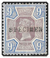 QV SG209, 9d Dull Purple & Blue Fine Mint, LMM, Jubilee Specimen - Nuevos